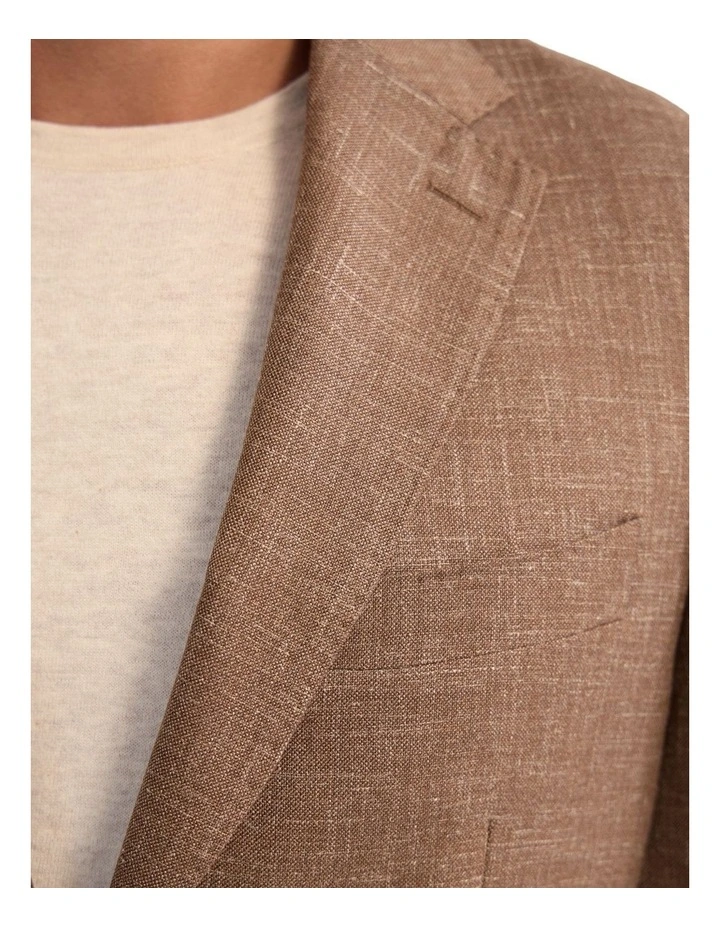 Wordsworth Wool Blend Jacket in Bark image 6