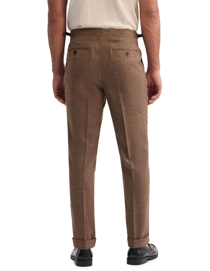 Wordsworth Wool Blend Trousers in Bark image 2