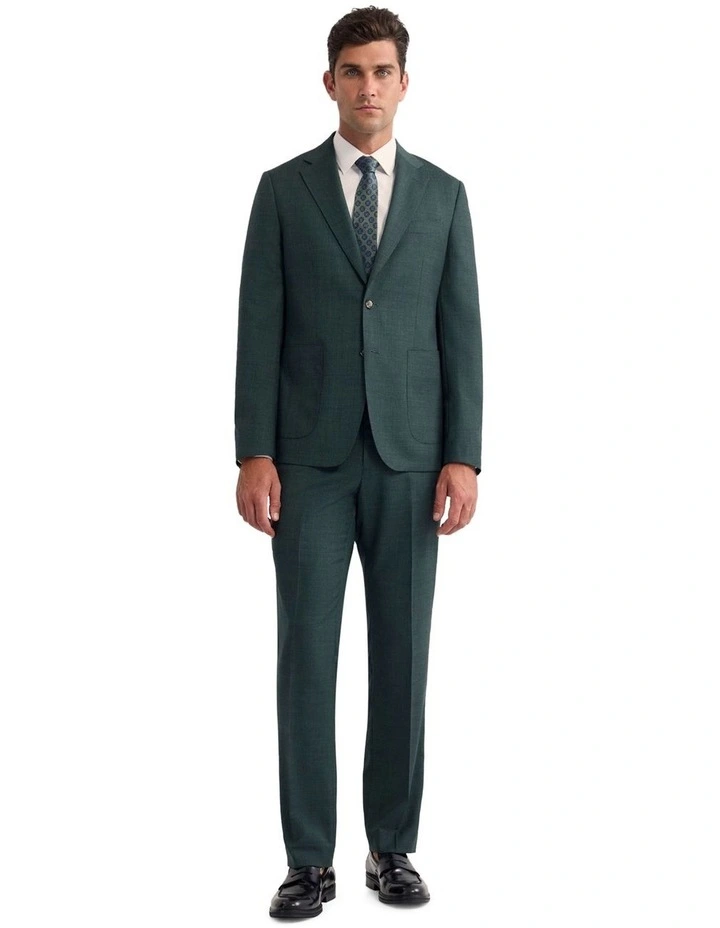 Wordsworth Wool Suit Pant in Green image 5