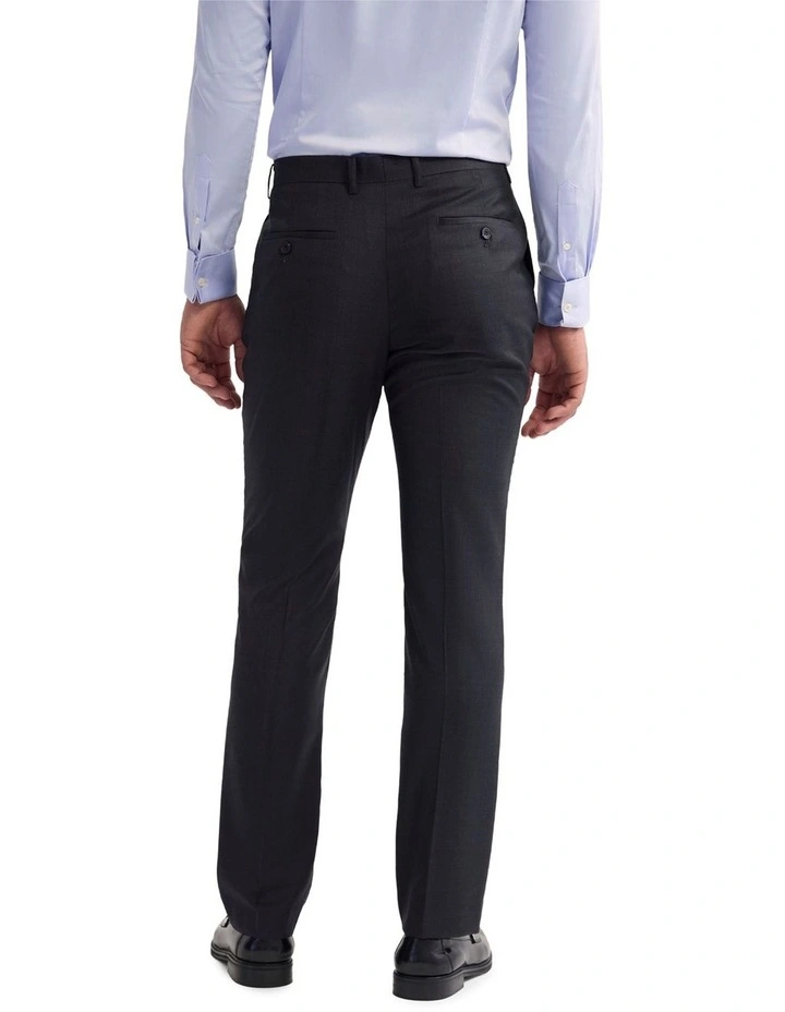 Hopkins Wool Suit Trousers in Charcoal image 2