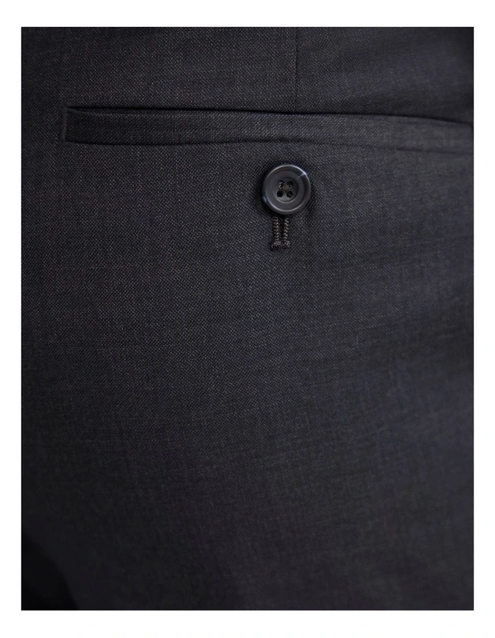 Hopkins Wool Suit Trousers in Charcoal image 6