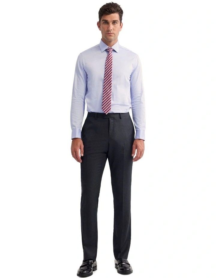 Hopkins Wool Suit Trousers in Charcoal image 7