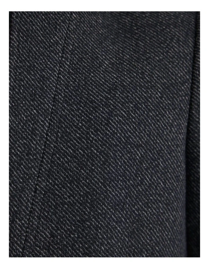 Austin Wool Rich Coat in Charcoal image 6