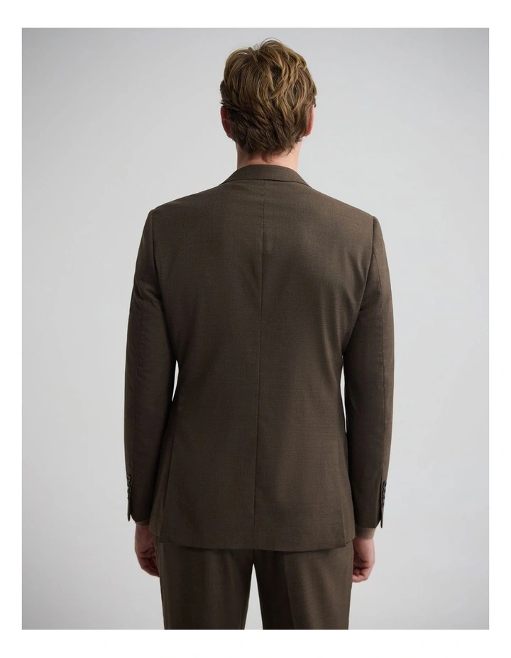 Hopkins Wool Suit Jacket in Chocolate image 3