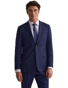 Hopkins Wool Suit Jacket in Navy