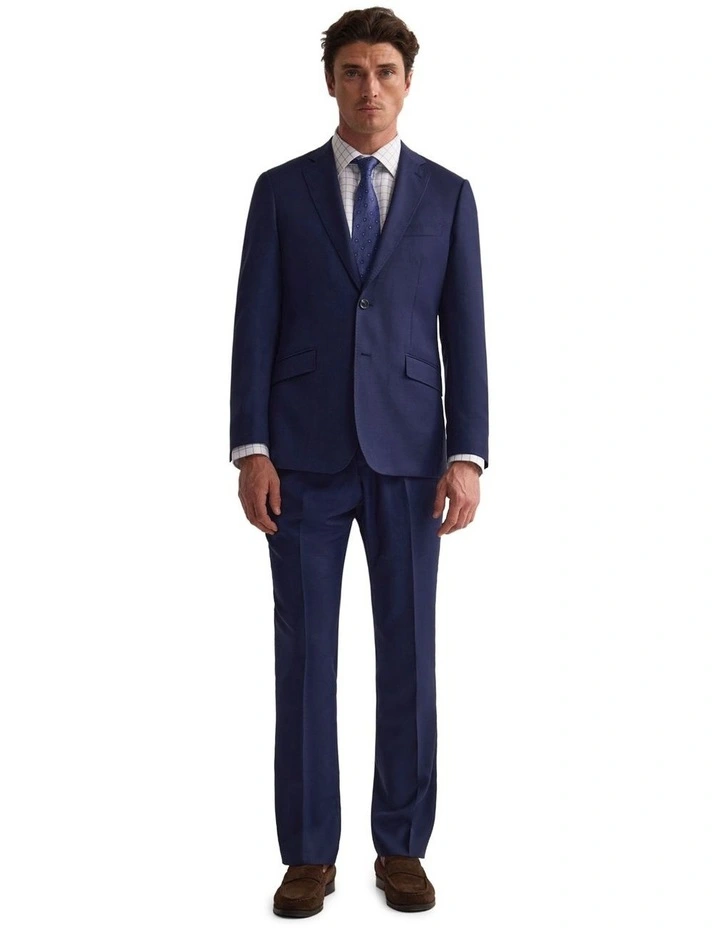 Hopkins Wool Suit Jacket in Navy image 6