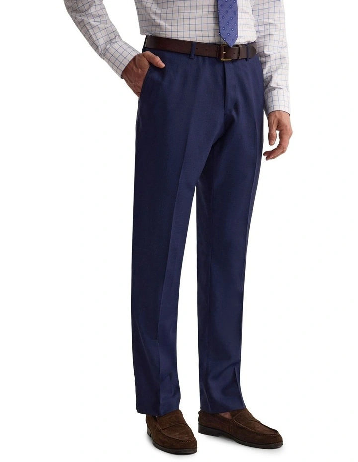 Hopkins Wool Suit Trousers in Navy image 3