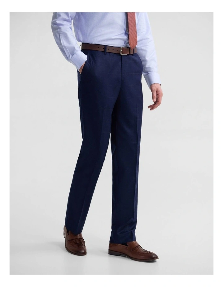 Byron Wool Suit Trousers in Navy image 2