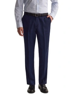 Hardy Check Suit Trousers in Navy