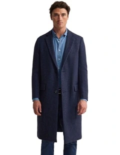 George Wool Rich Coat in Navy