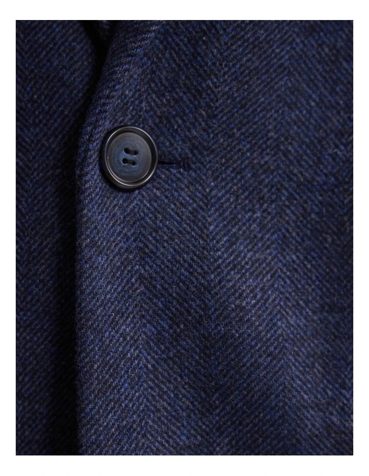 George Wool Rich Coat in Navy image 6