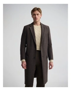 George Wool Rich Coat in Brown