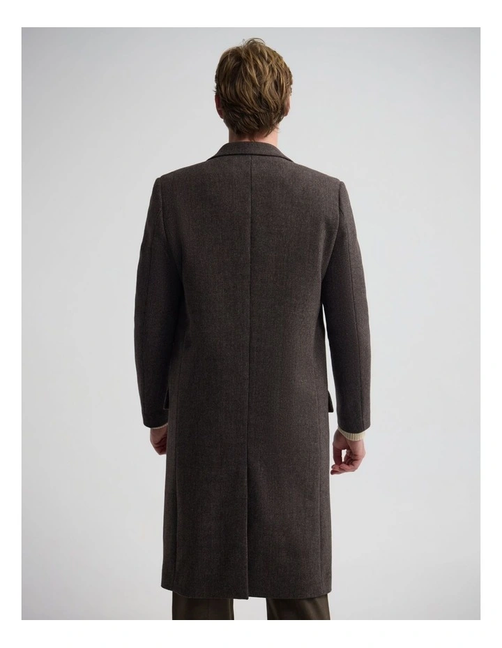 George Wool Rich Coat in Brown image 3