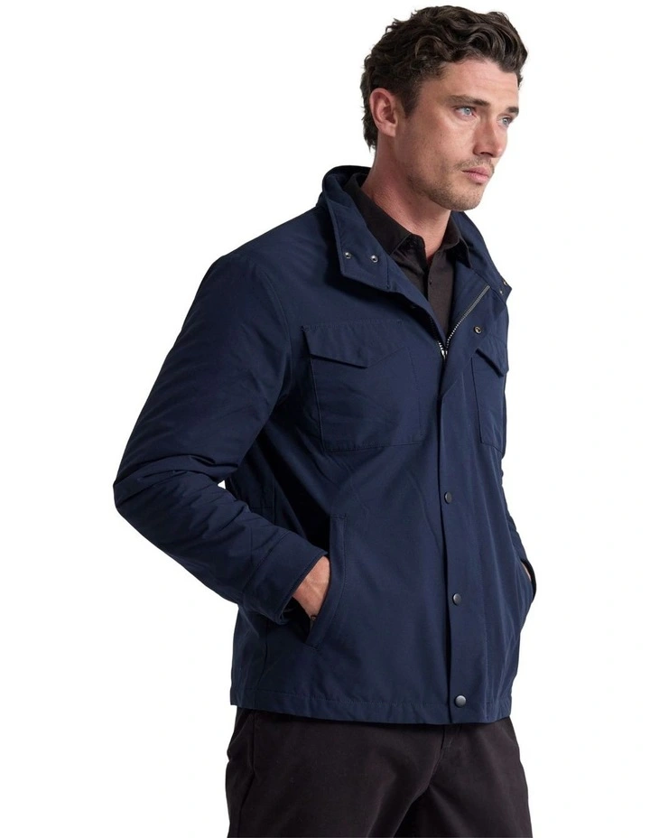 Will Puffer Jacket in Blue Flint image 2