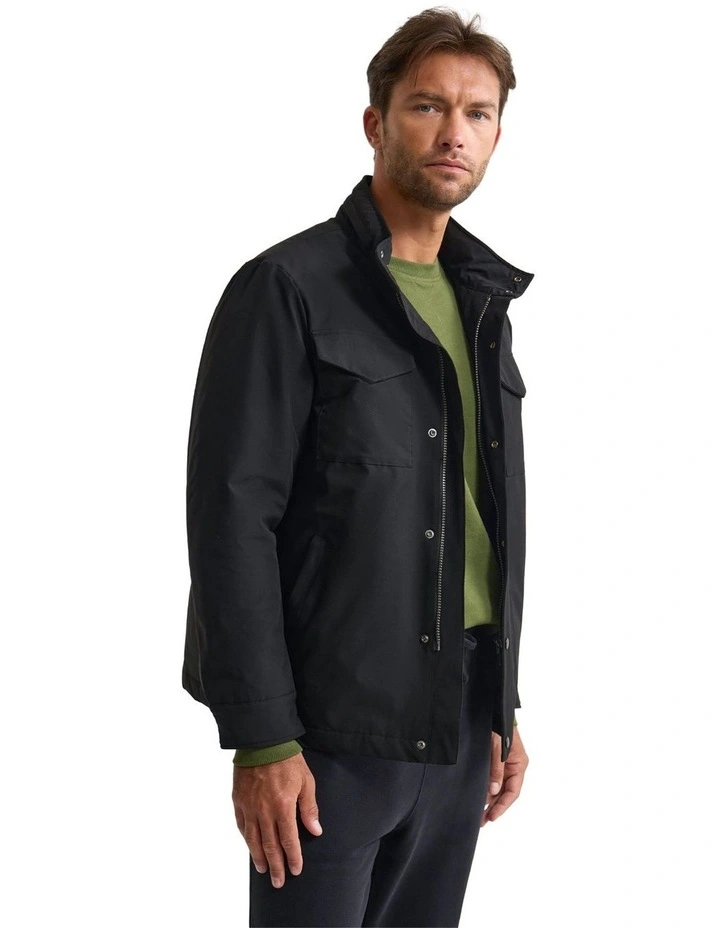 Will Puffer Jacket in Black image 2