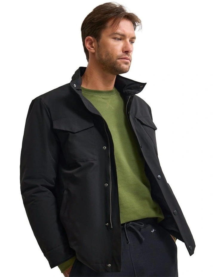 Will Puffer Jacket in Black image 4
