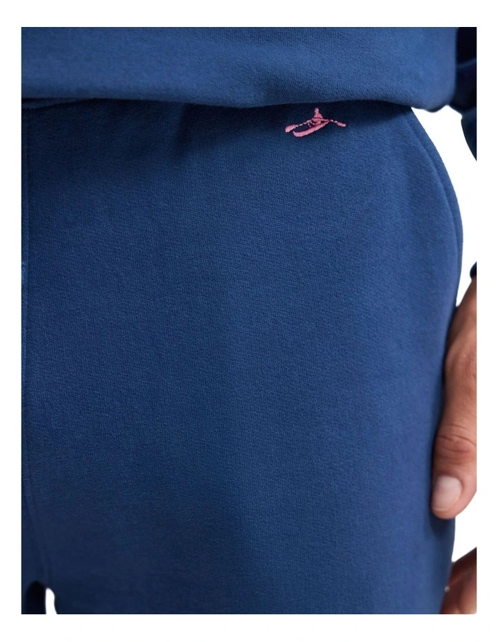 Benson Organic Cotton Track Pants in Navy image 6