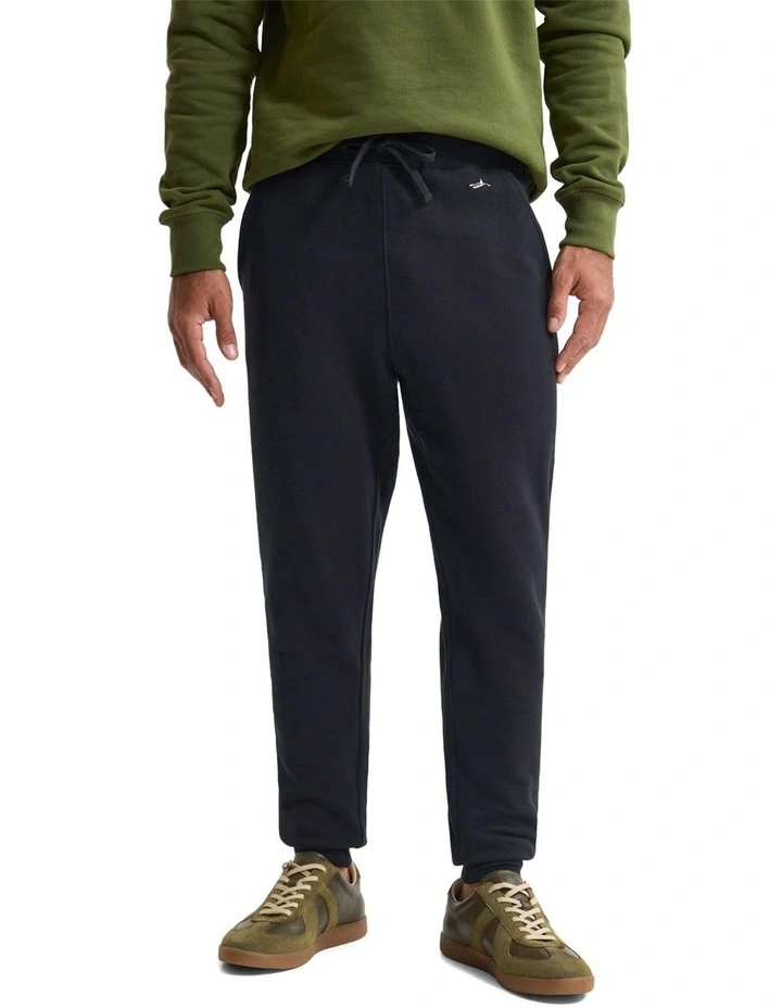 Benson Organic Cotton Track Pants in Black image 1