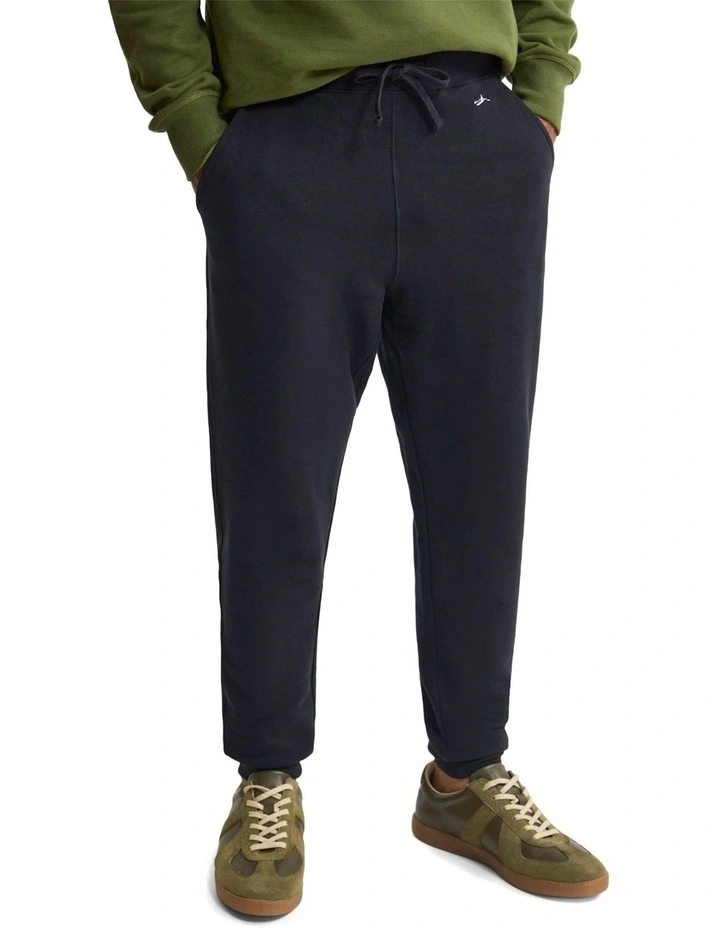 Benson Organic Cotton Track Pants in Black image 4