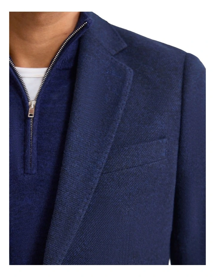 Milton Wool Blend Blazer in Navy image 6