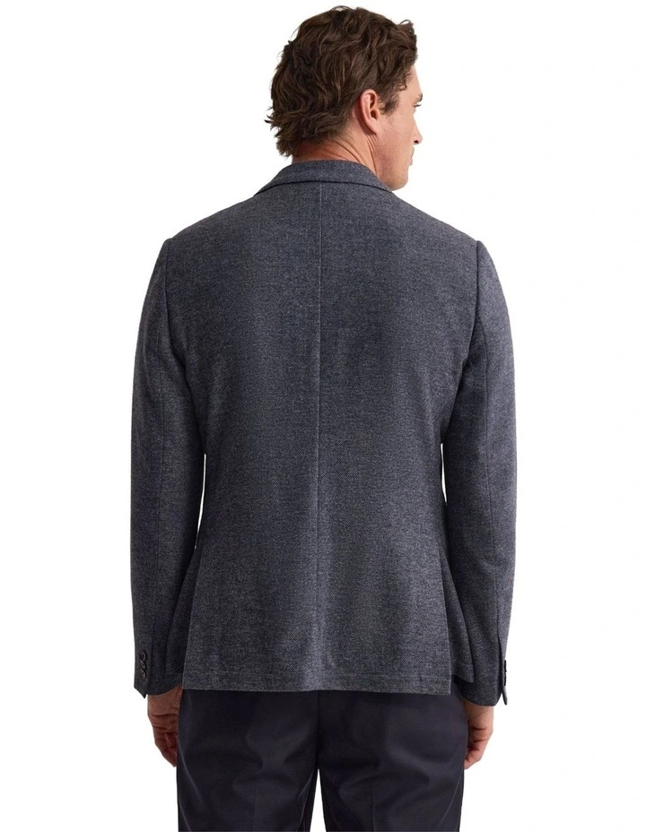 Milton Wool Blend Blazer in Blue image 3