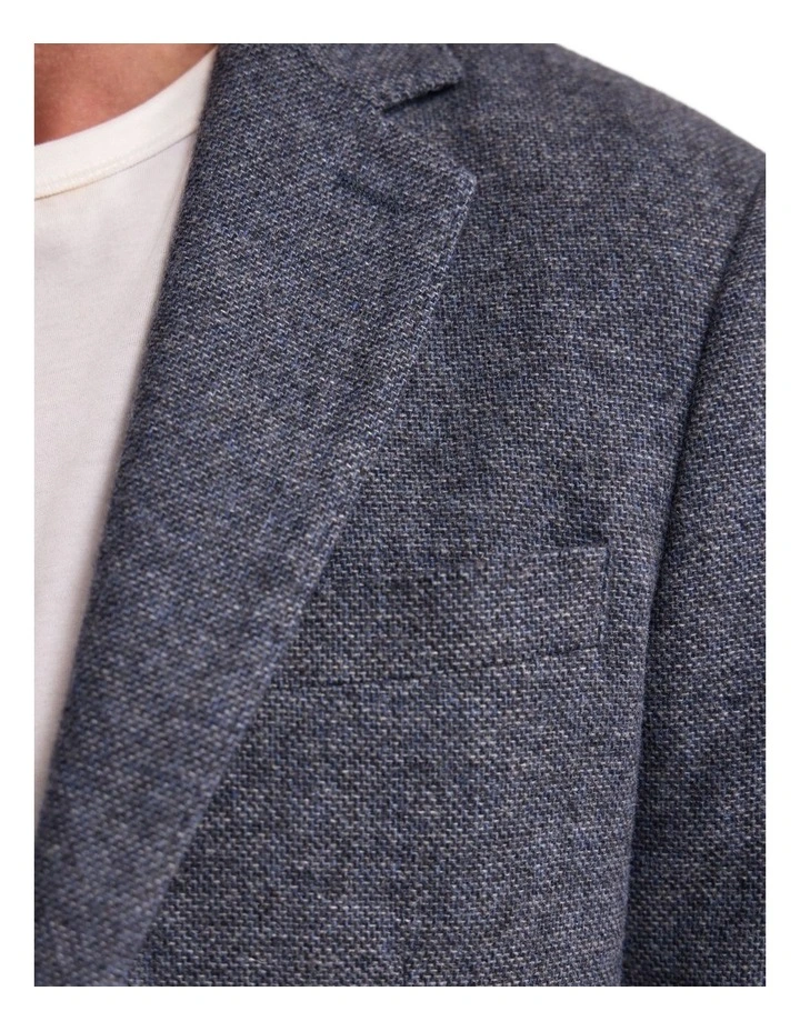 Milton Wool Blend Blazer in Blue image 7