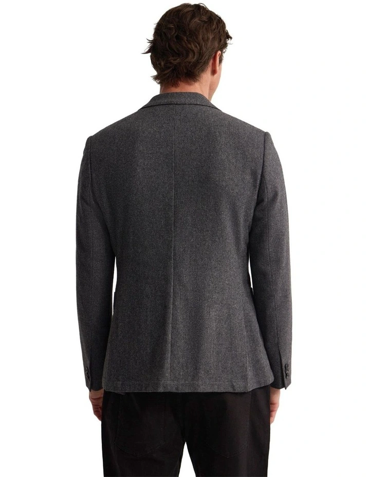 Milton Wool Blend Blazer in Slate image 3