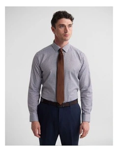 Beckton Slim Fit Luxury Shirt in Brown