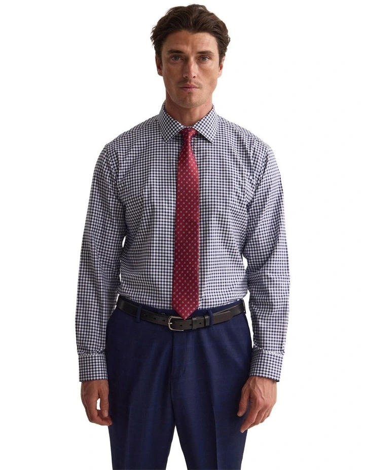 Islington Classic Fit Luxury Shirt in Navy image 1