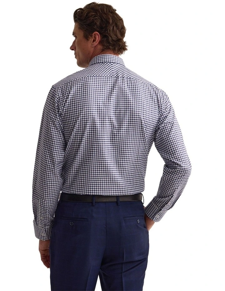 Islington Classic Fit Luxury Shirt in Navy image 4
