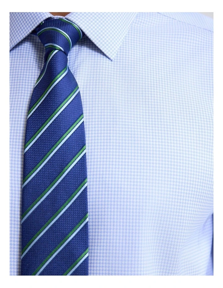 Beckton Slim Fit Luxury Shirt in Sky image 6
