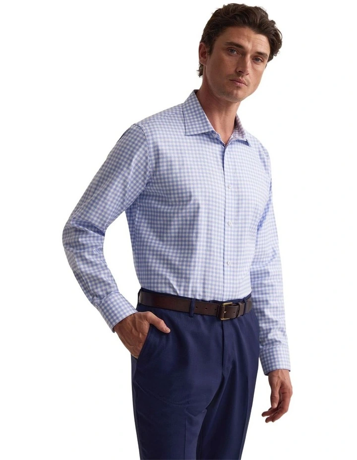 Islington Classic Fit Luxury Shirt in Sky image 3