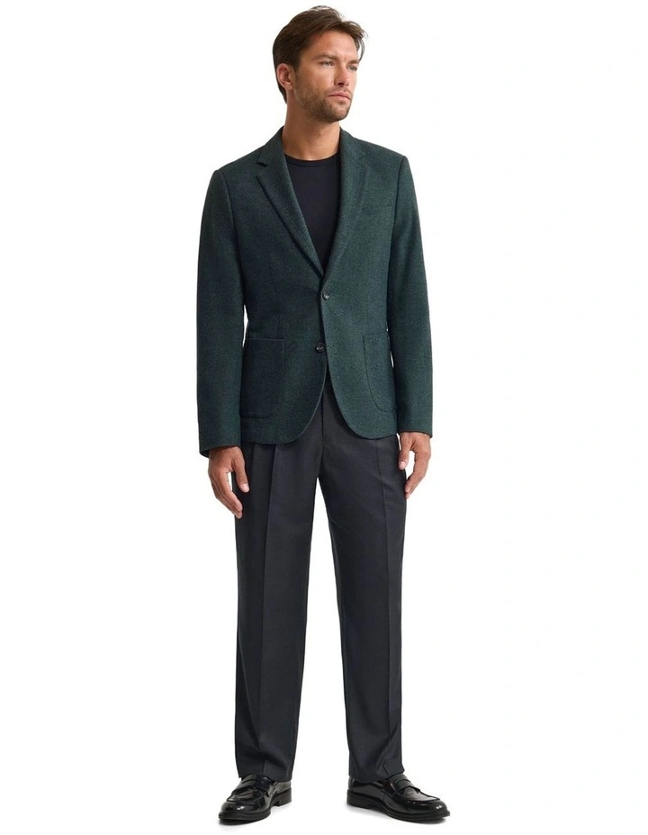 Milton Wool Blend Blazer in Green image 5