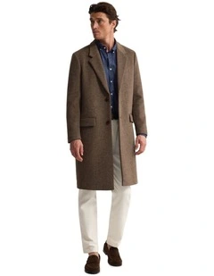 George Wool Rich Coat in Brown