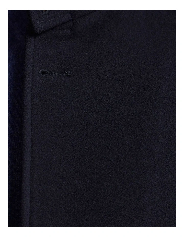 Dunbar Wool Rich Coat in Navy image 6
