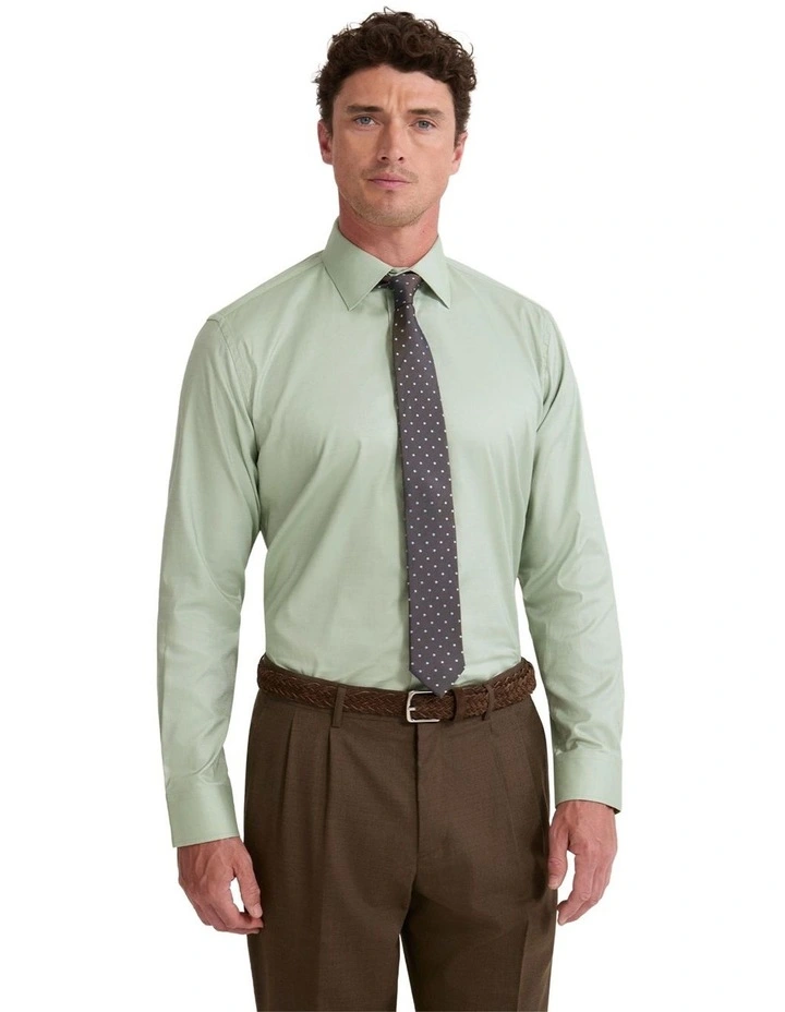 Islington Classic Fit Shirt in Green image 1