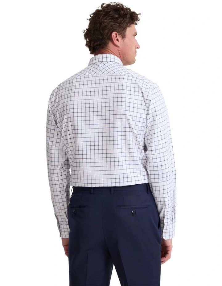 Islington Classic Fit Shirt in Navy Check image 4