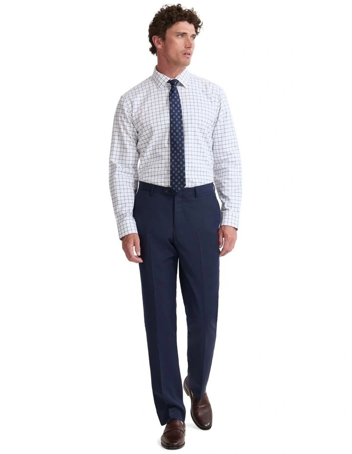 Islington Classic Fit Shirt in Navy Check image 5