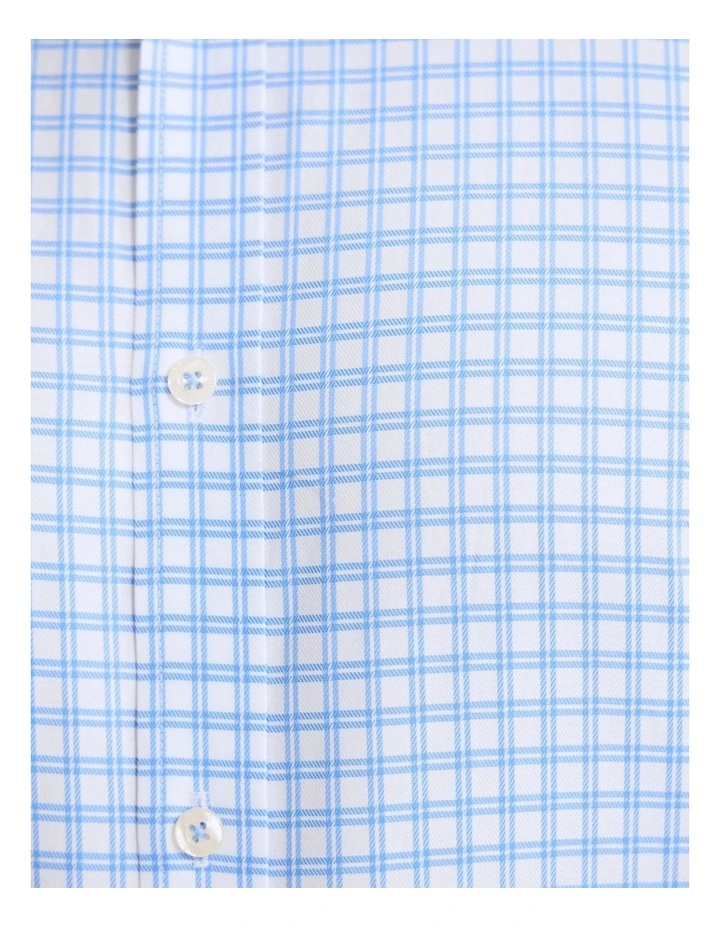 Beckton Slim Fit Cotton Shirt in Blue image 6