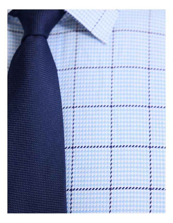 Beckton Slim Fit Cotton Shirt in Blue image 6
