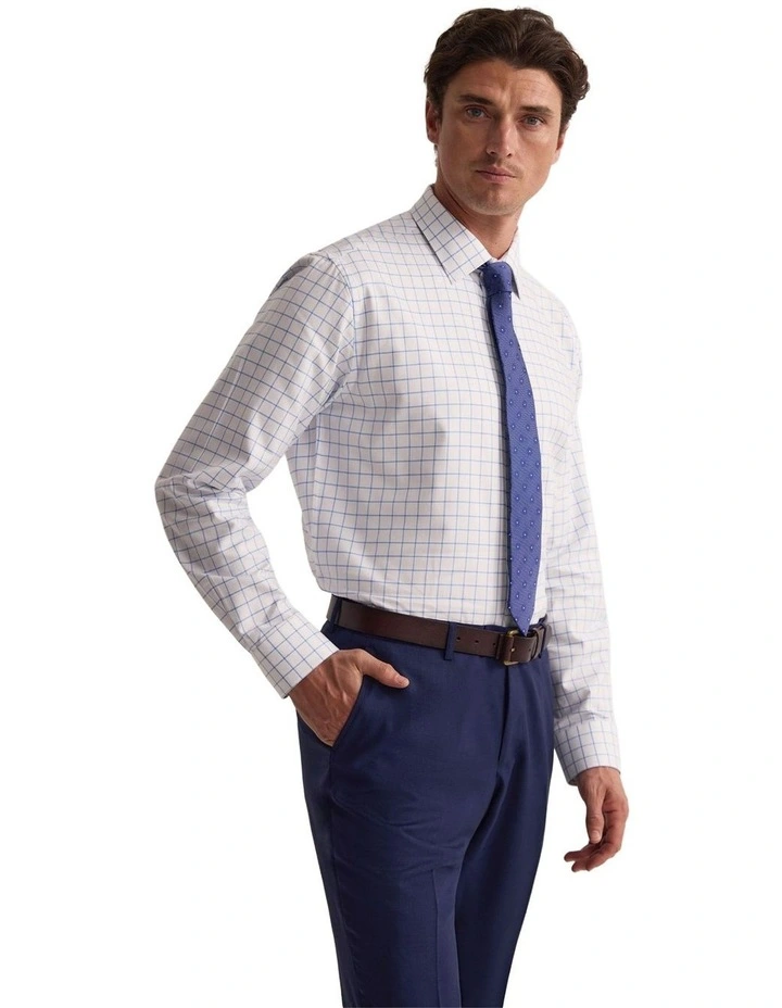 Islington Classic Fit Shirt in Blue Check image 2