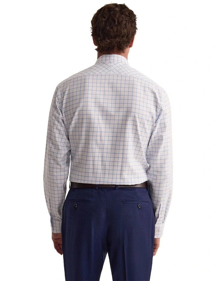 Islington Classic Fit Shirt in Blue Check image 4