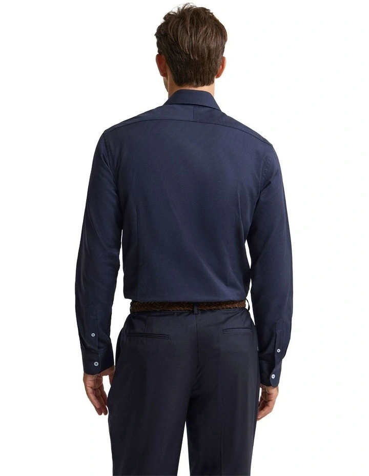 Beckton Dobby Shirt in Navy image 4