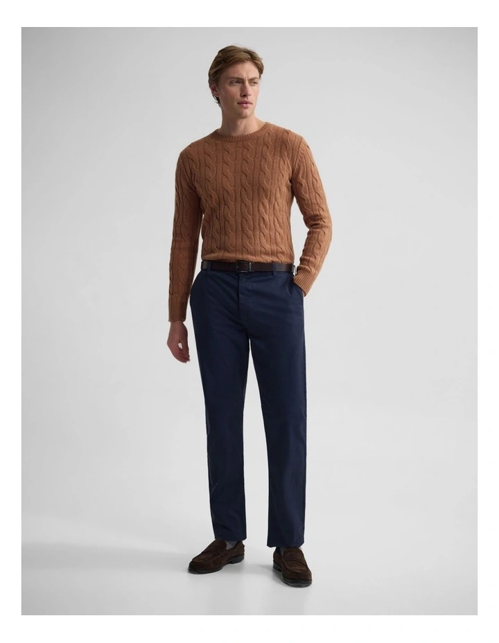 Aspen Cable Knit in Tan image 5
