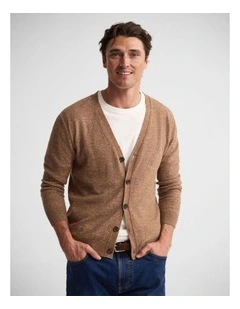 Leopold Cardigan in Camel