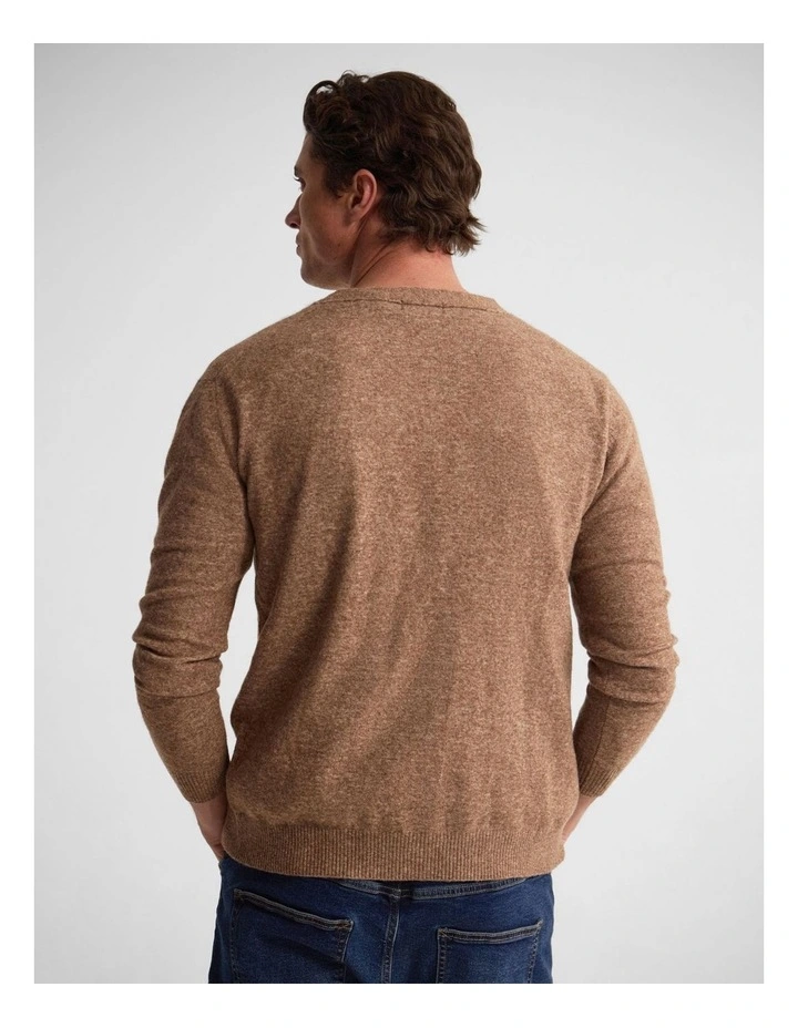 Leopold Cardigan in Camel image 2