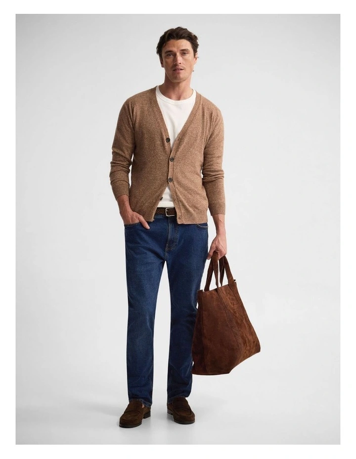 Leopold Cardigan in Camel image 3