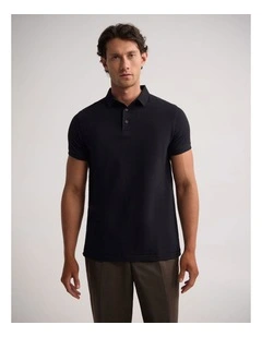 Austin Polo in Black