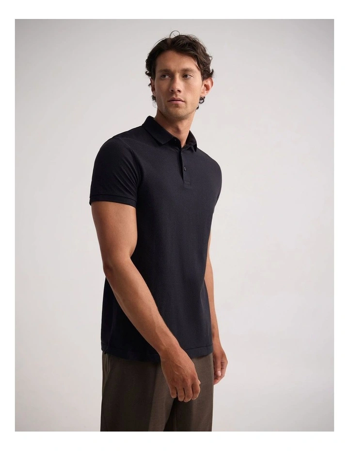 Austin Polo in Black image 3