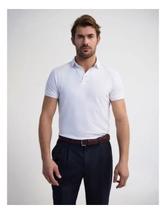 Austin Polo in White